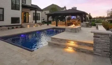 Custom Pool & Kitchen