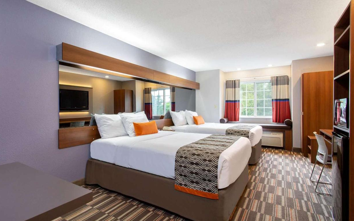 Educators who are members of The American Federation of Teachers save 20% on hotel stays at Wyndham brand hotels including Microtel, La Quinta, Howard Johnson, Hawthorn Suites, Days Inn, Baymont, AmericInn, Ramada, Super 8, Travelodge, Wingate, Wyndham, and Wyndham Garden.