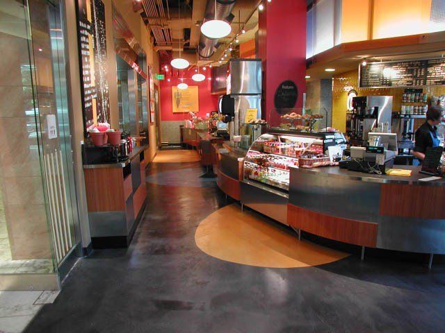 Stained concrete flooring in Glen Falls, NY