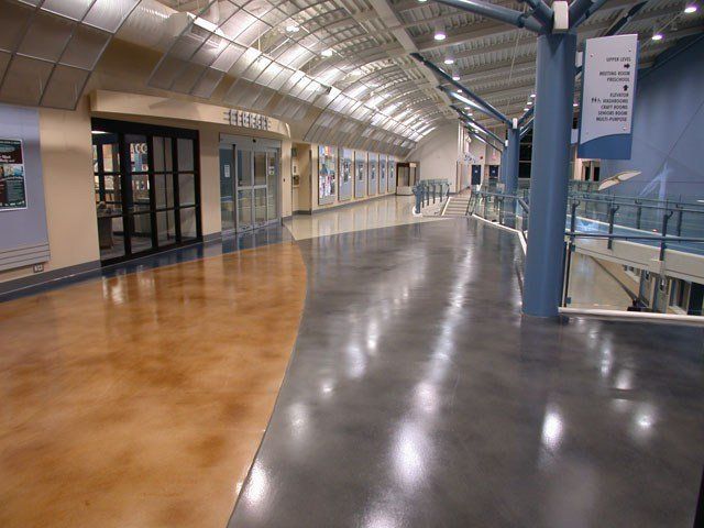 Polished concrete flooring in Glen Falls, NY