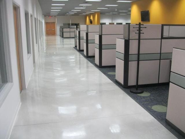 Polished Concrete in Commercial Environments in Pristine Condition