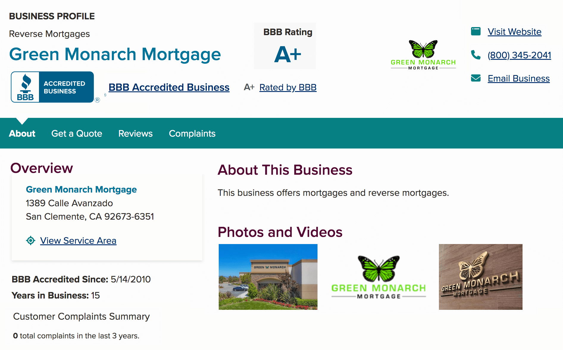 Reverse Mortgage Lender in Dana Point California