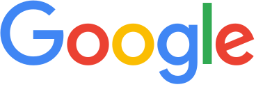 Google logo in blue, red, yellow, green.