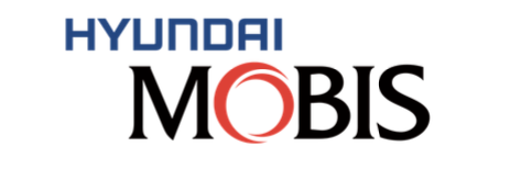 A hyundai mobis logo on a white background