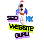 A rocket launching with the words