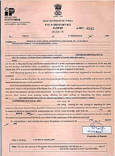 India Patent