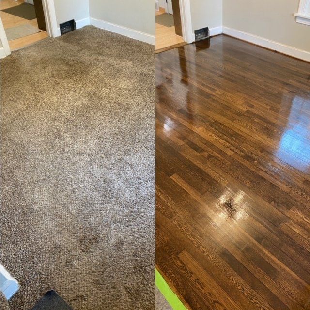 carpet removal, preparing for hardwood installation, or refinishing