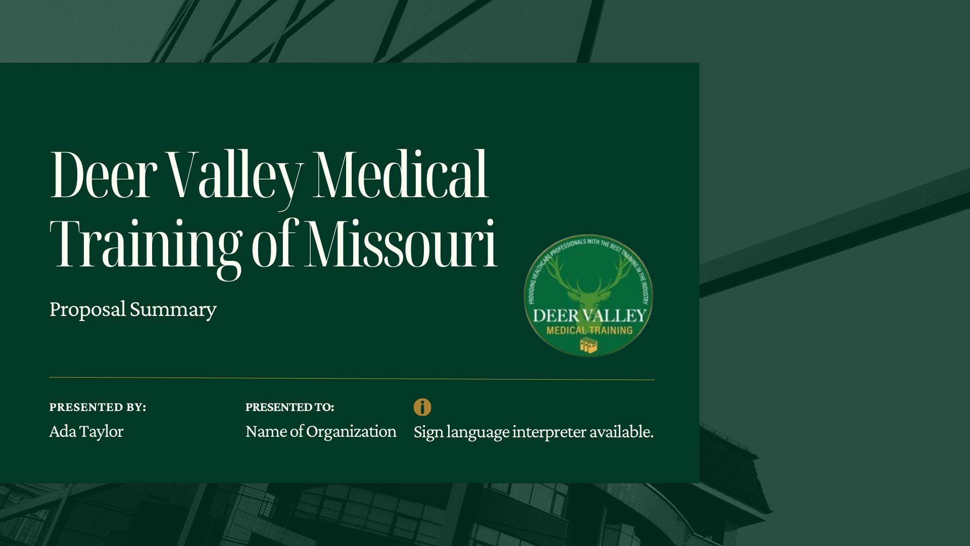 Medical Training Slide 08 in Missouri