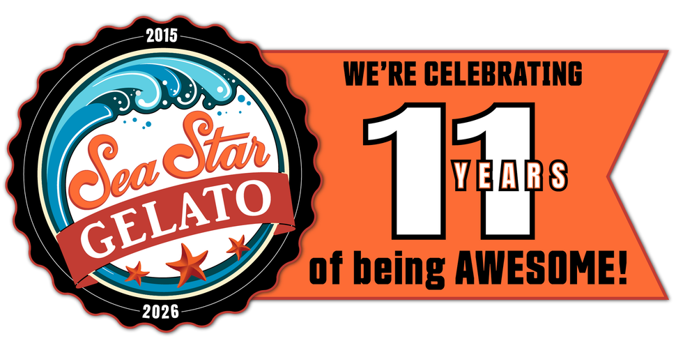 A sign that says welcome we 're celebrating 10 years of being awesome