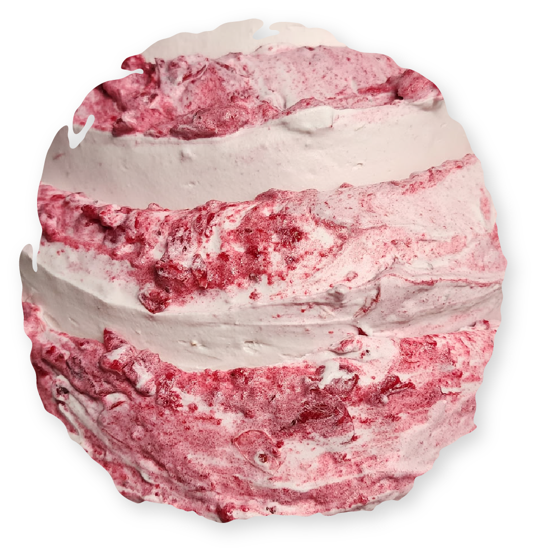 Chocolate glazed dessert. Dark brown with drizzles, textured surface.