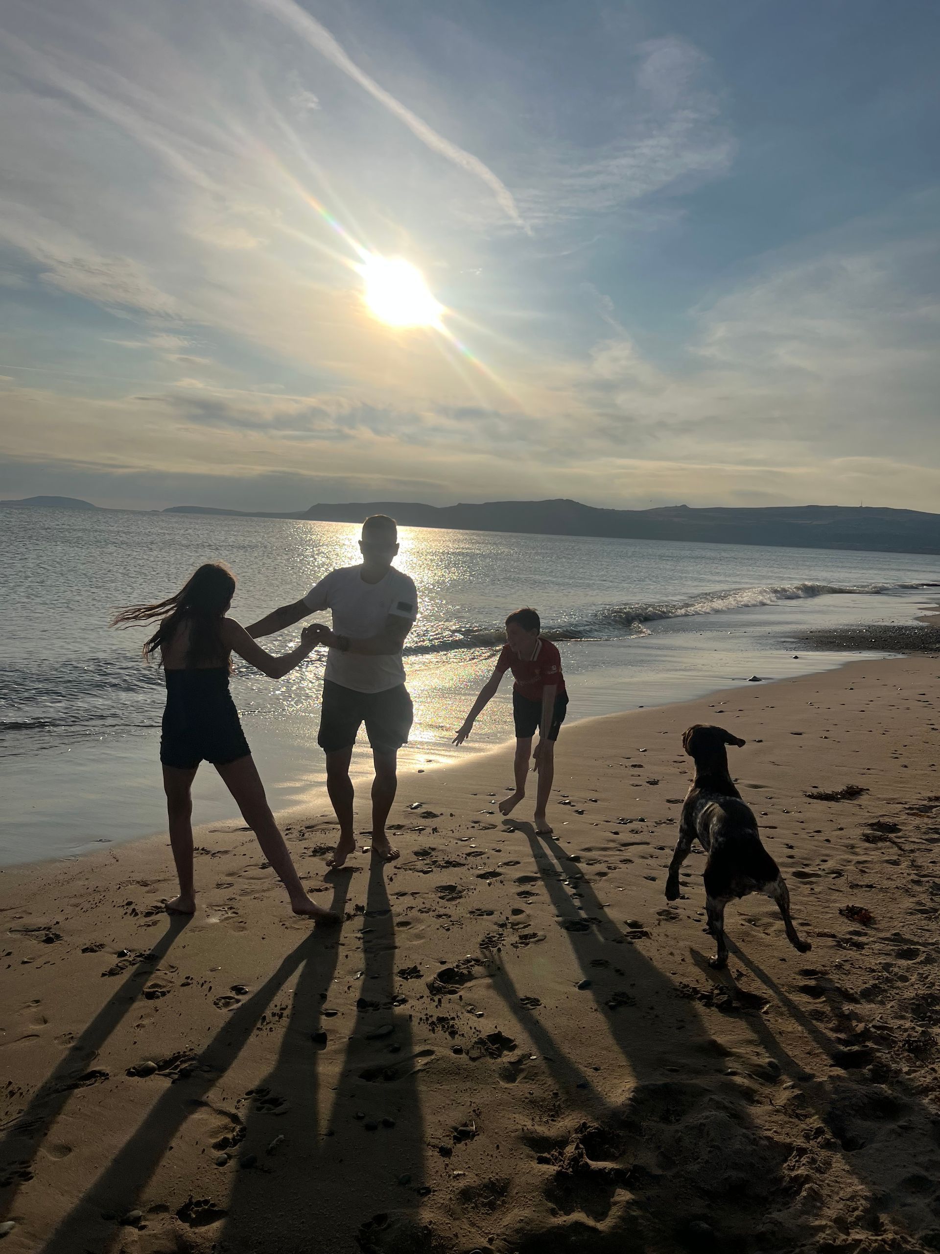 Enjoying sunsets with Northwest Child Care, Burnley