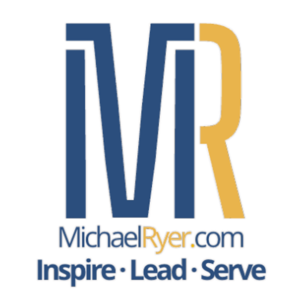 Logo with blue