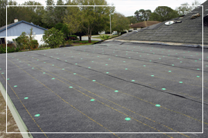 Flat roofing installations