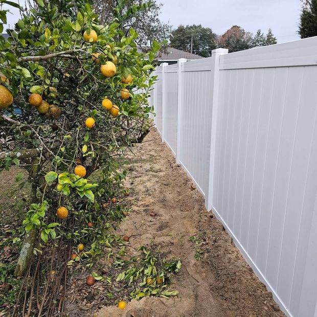 An image of an Vinyl Fence in Lakeland FL