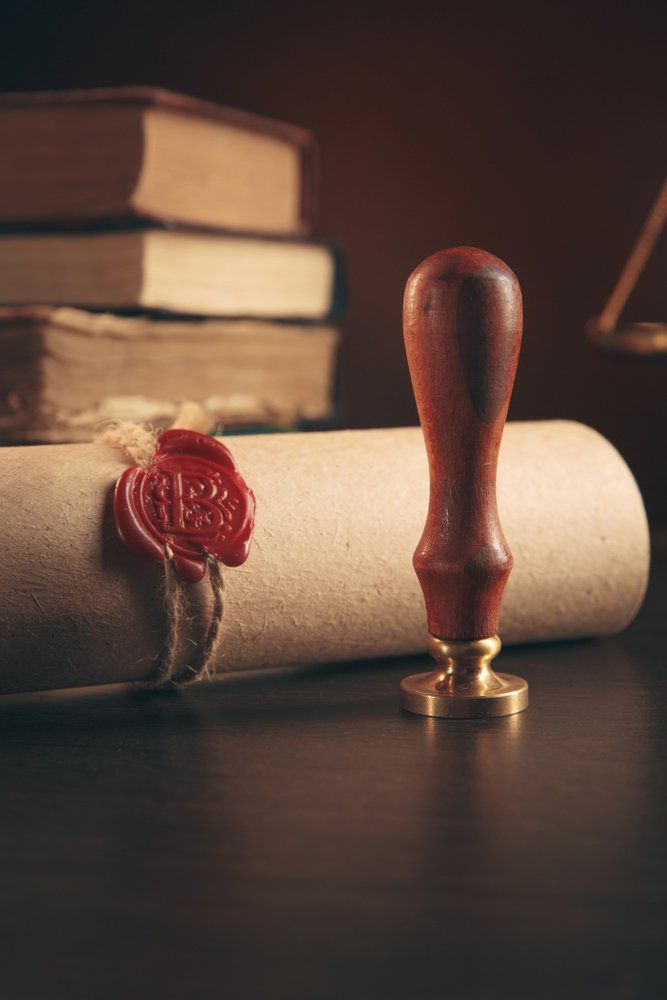 Notary's Public Pen And Stamp On Testament And Last Will — Lawyer In Lismore, NSW