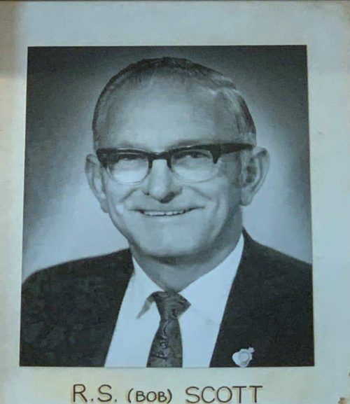 A Black And White Photo Of R.s. Bob Scott — Scott's 4WD Parts Plus In Dubbo, NSW