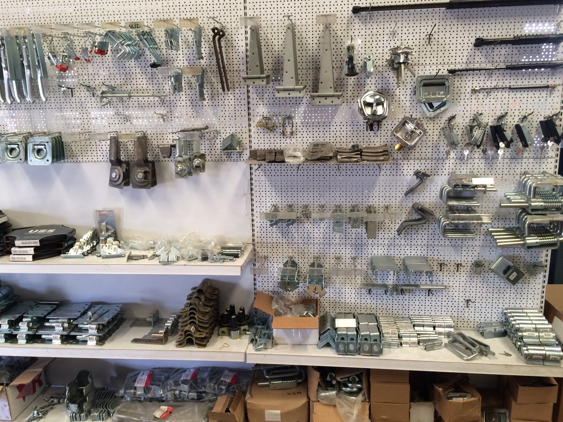 custom steel shelves made for retail by rose valley steel works