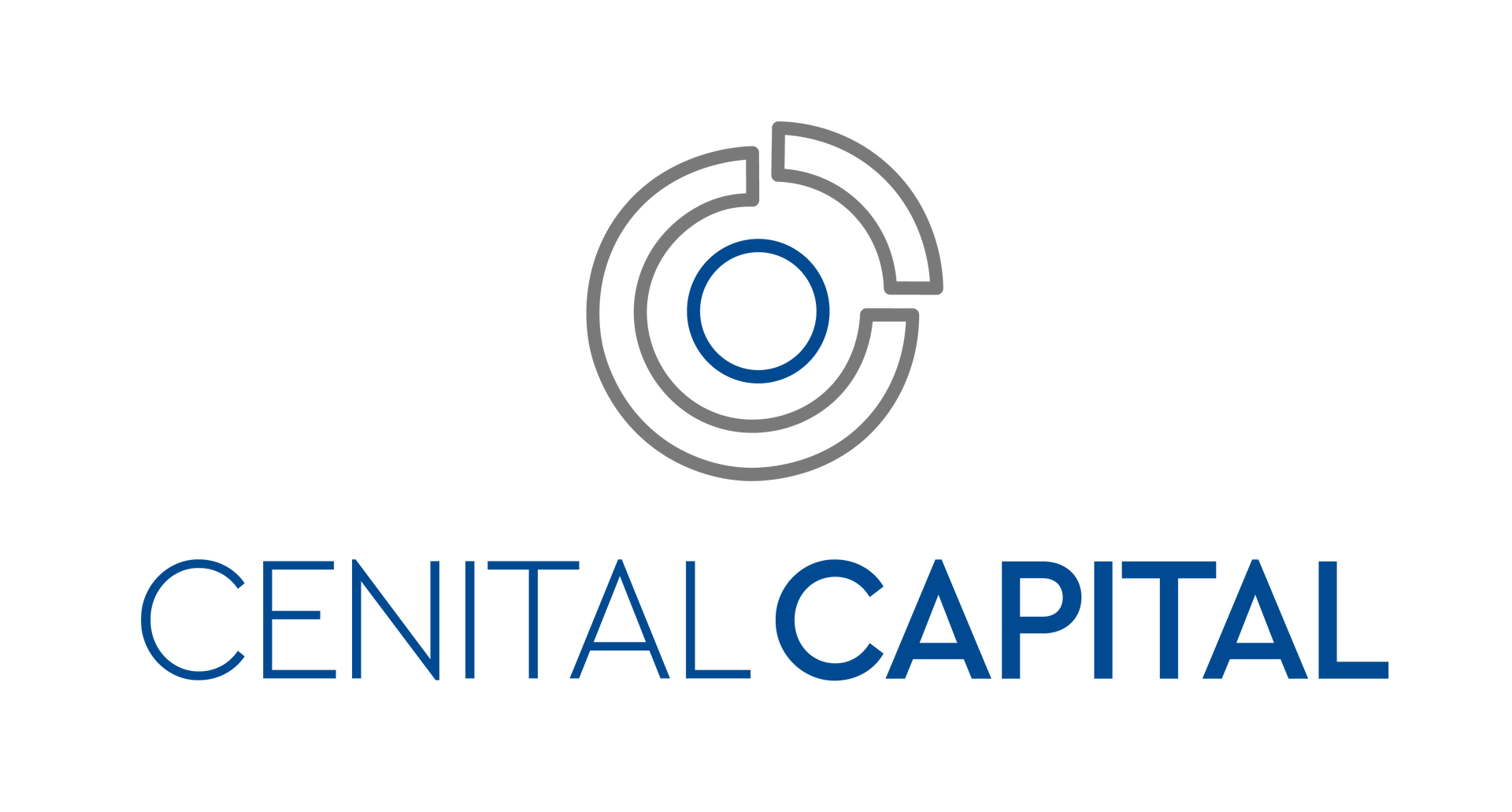 Logo for Cenital Capital: A gray and blue circular design above the name.