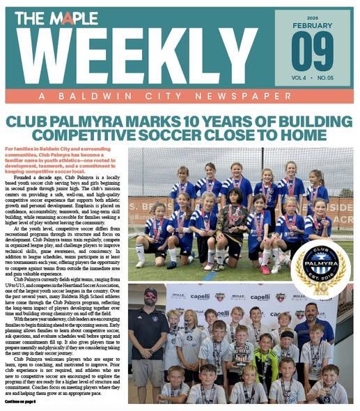 Club Palmyra in the Maple Weekly