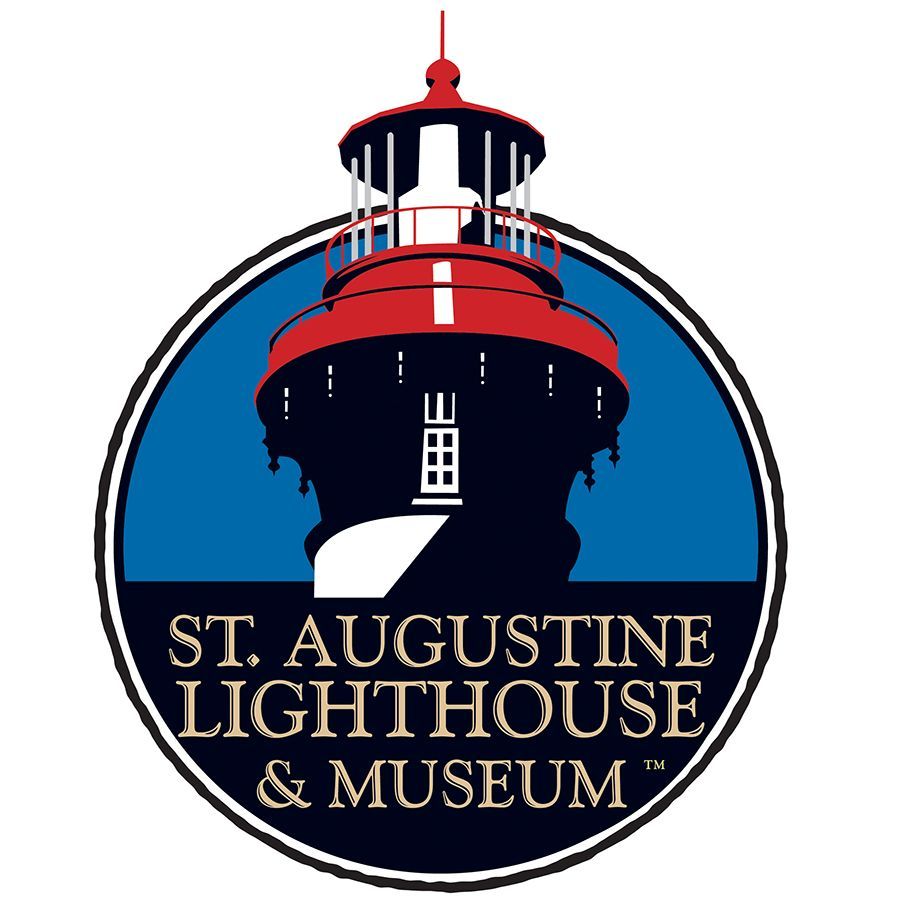 A logo for the st. augustine lighthouse and museum
