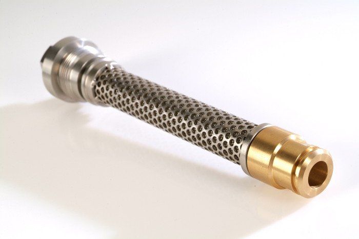 Flanged, inline basket and pleated filters