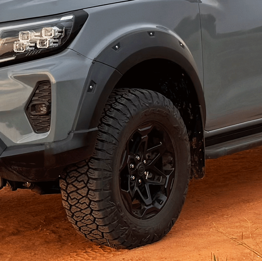 Navara Pro-4X Warrior new and bold wheel flares