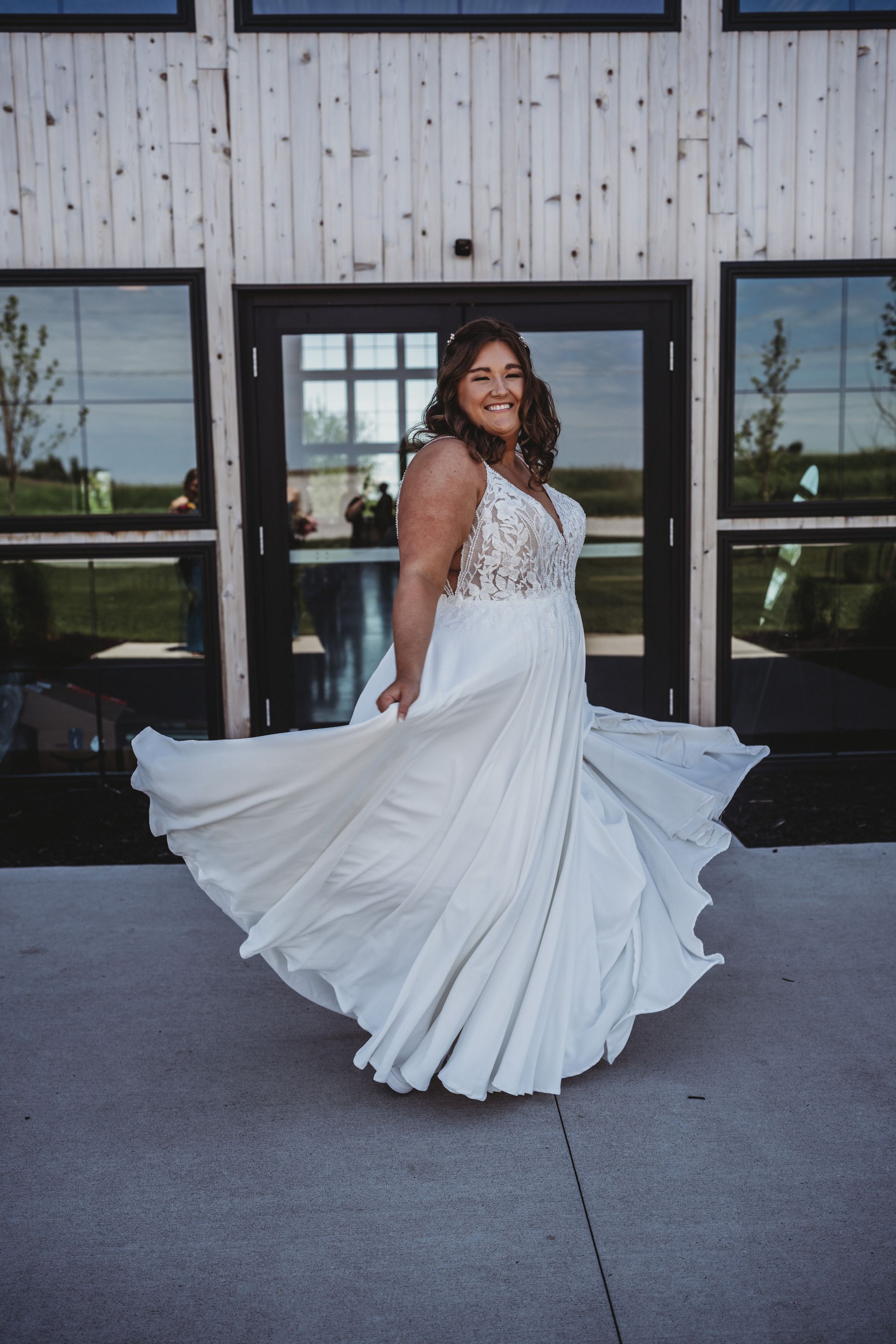 Stunning bridal gown