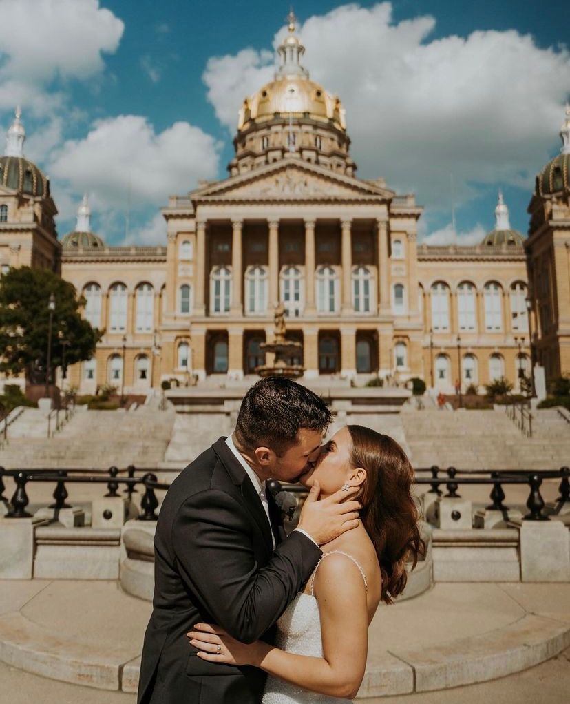 Des Moines wedding photo