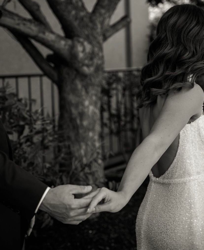 Black and white portrait