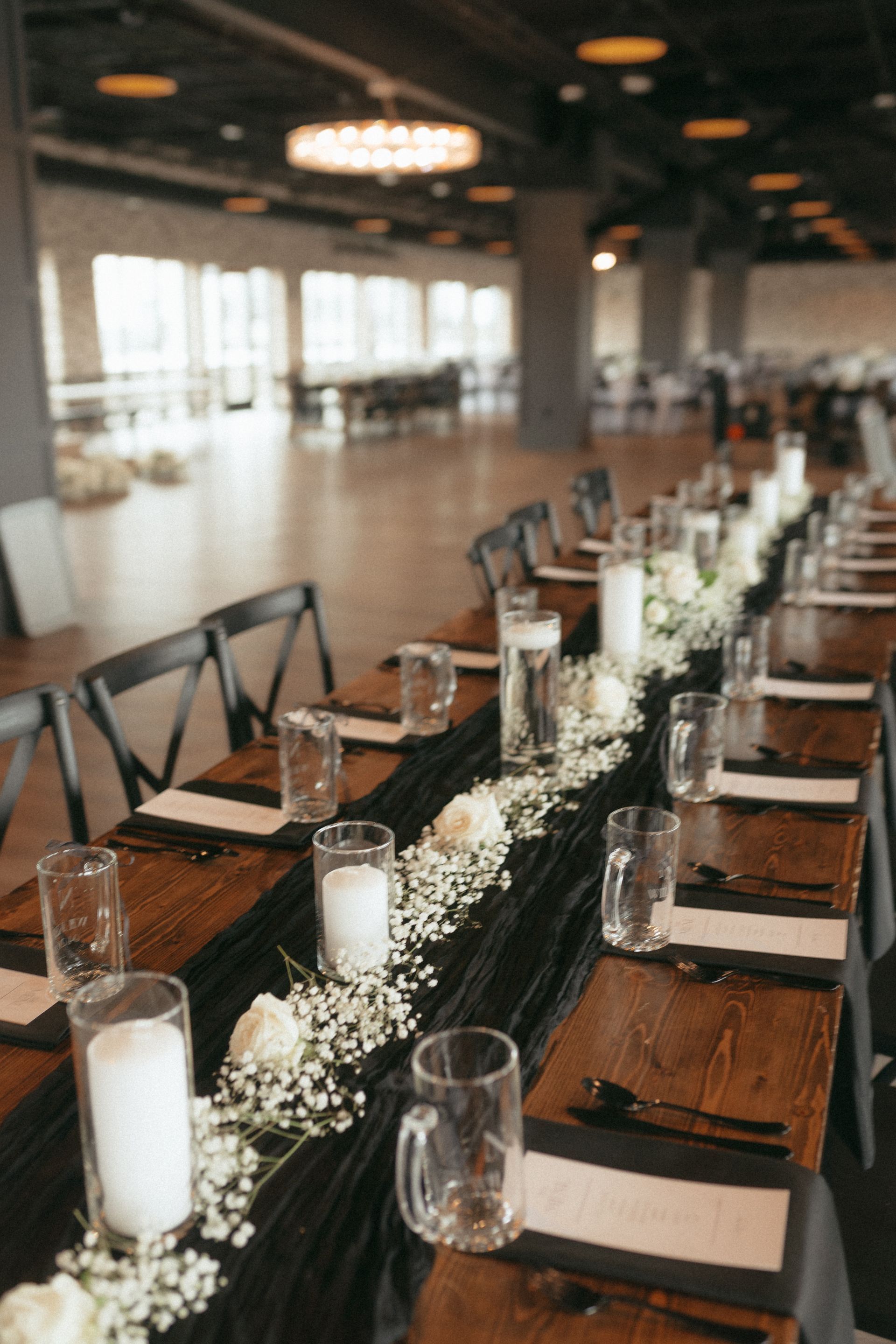 Classic modern guest table