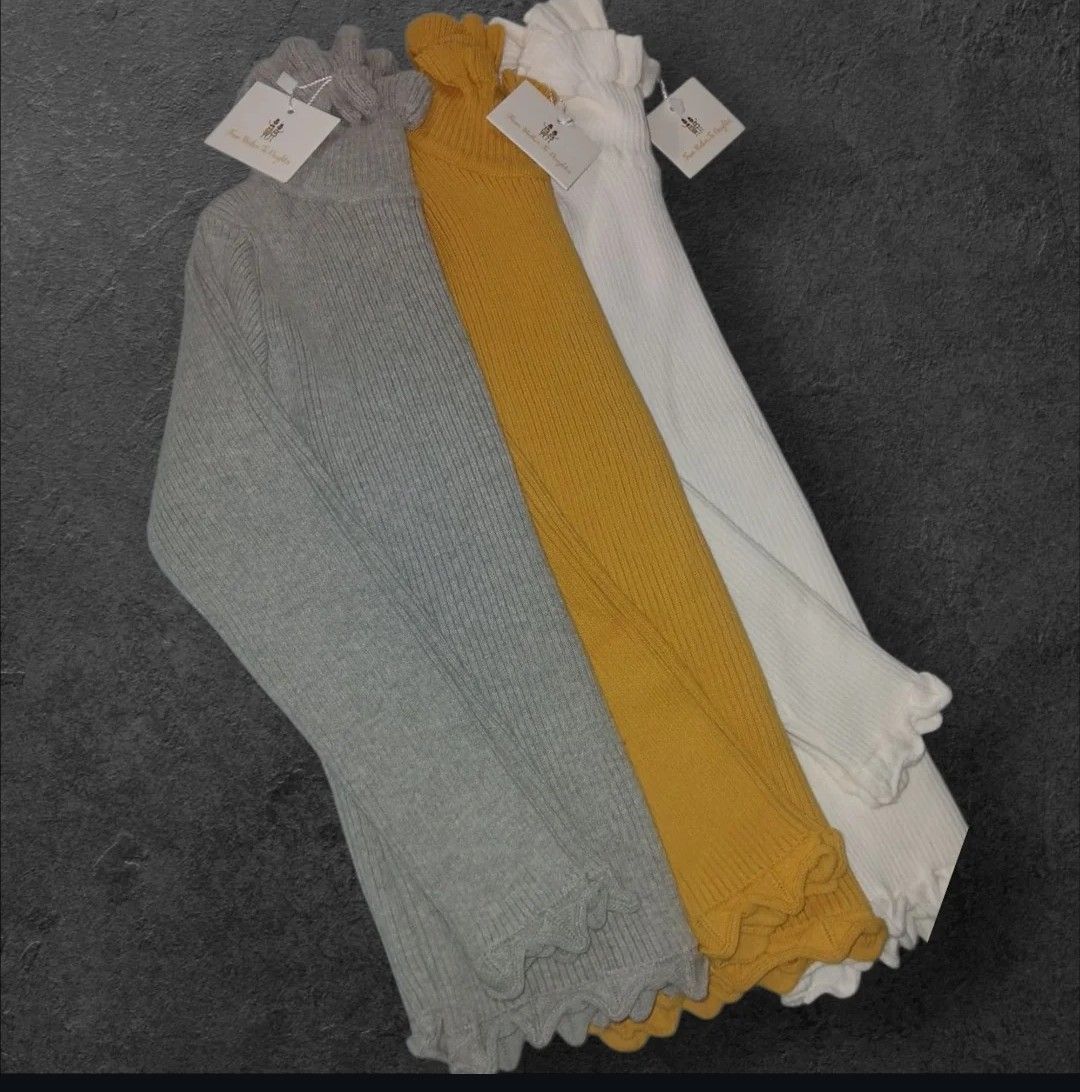 Ruffle turtle neck shirt