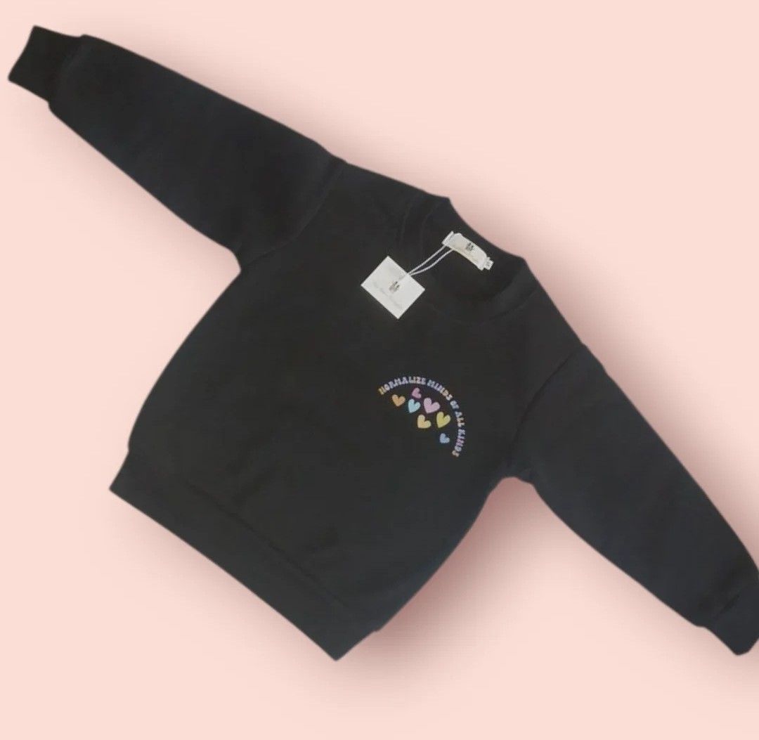 Imprinted empower sweater