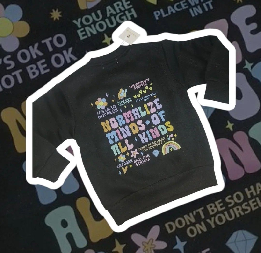 Imprinted empower sweater