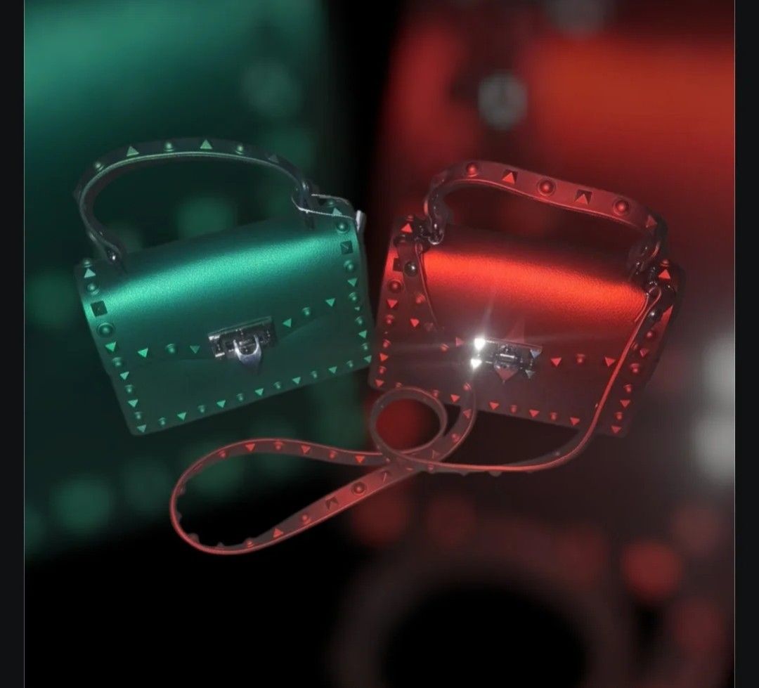 Studded shoulder bag