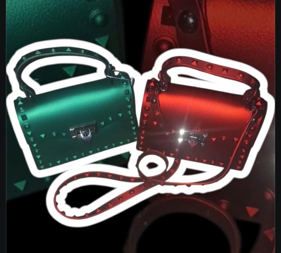 Studded shoulder bag