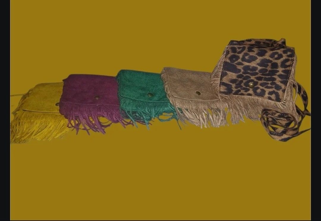 Tassel cross body bag