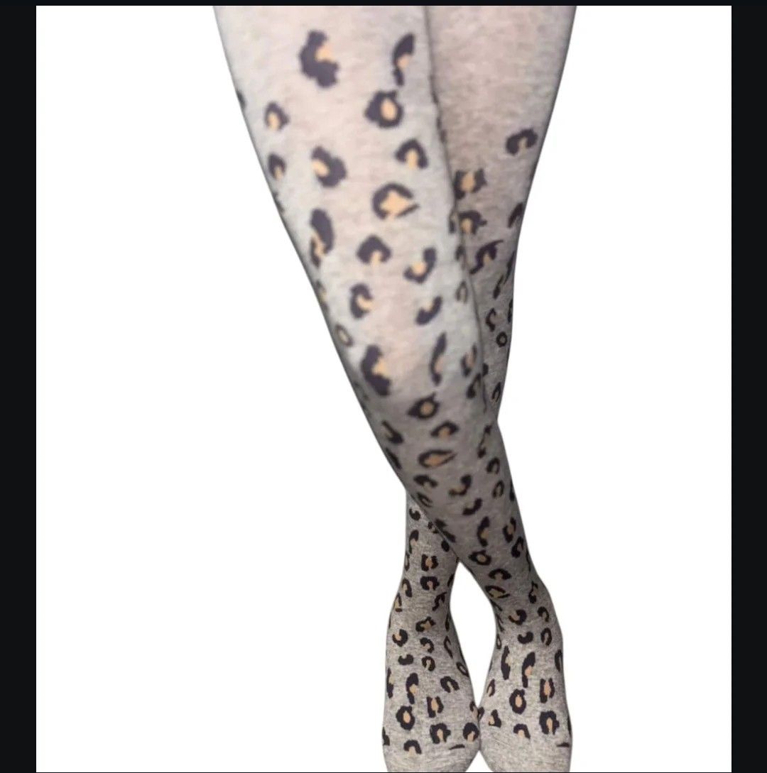 Leopard printed tghts