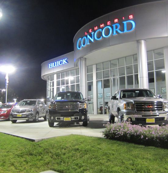 Car Lot & Security Lighting at Lehmer's Concord Buick - GMC