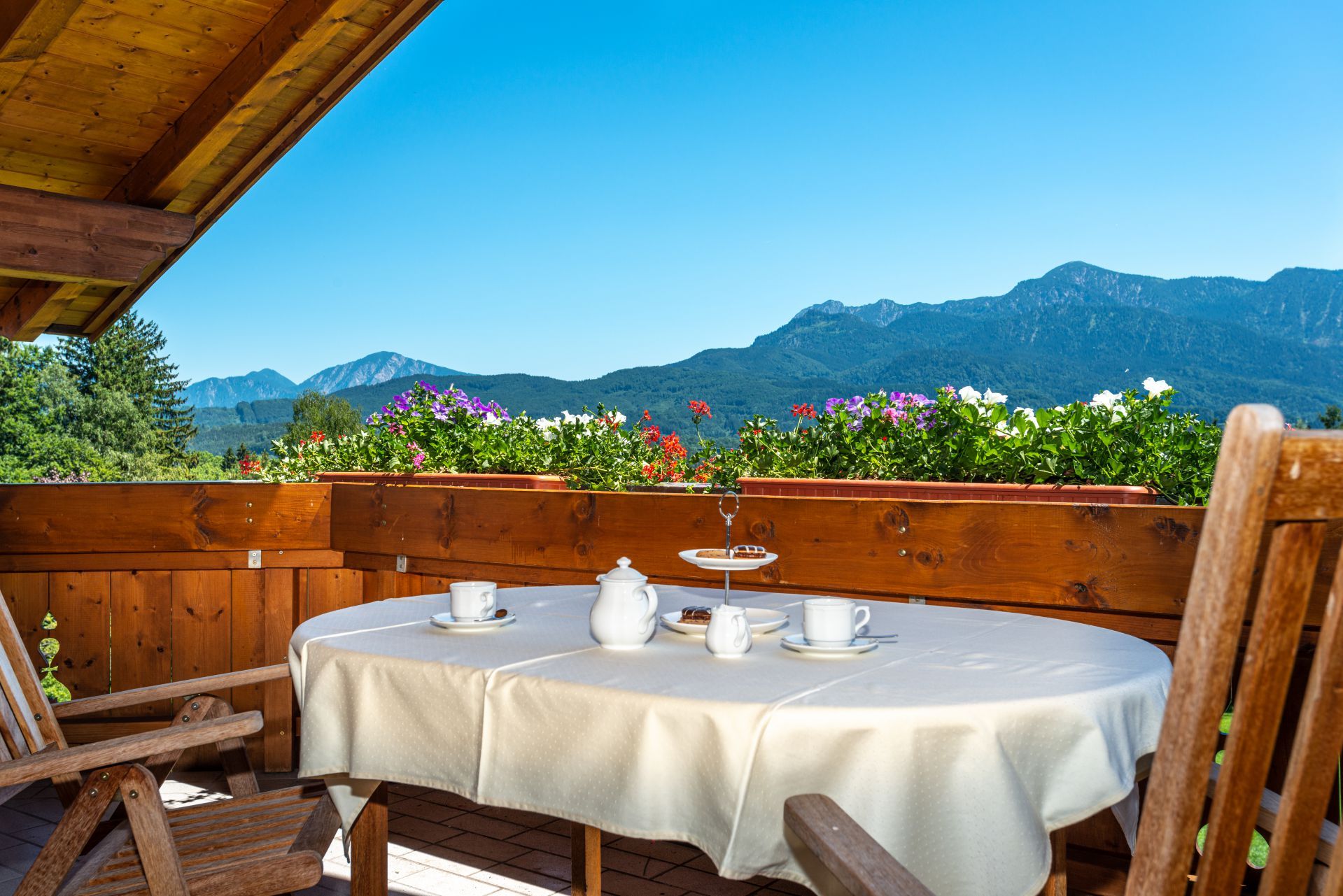 Panorama Ausblick auf die Alpen und Murnauer Moos, Murnau, Staffelsee, Murnauer Moos, Walchensee, Herzogstand, Bayern