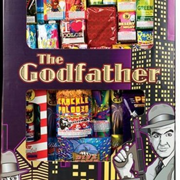 A box of fireworks called the godfather