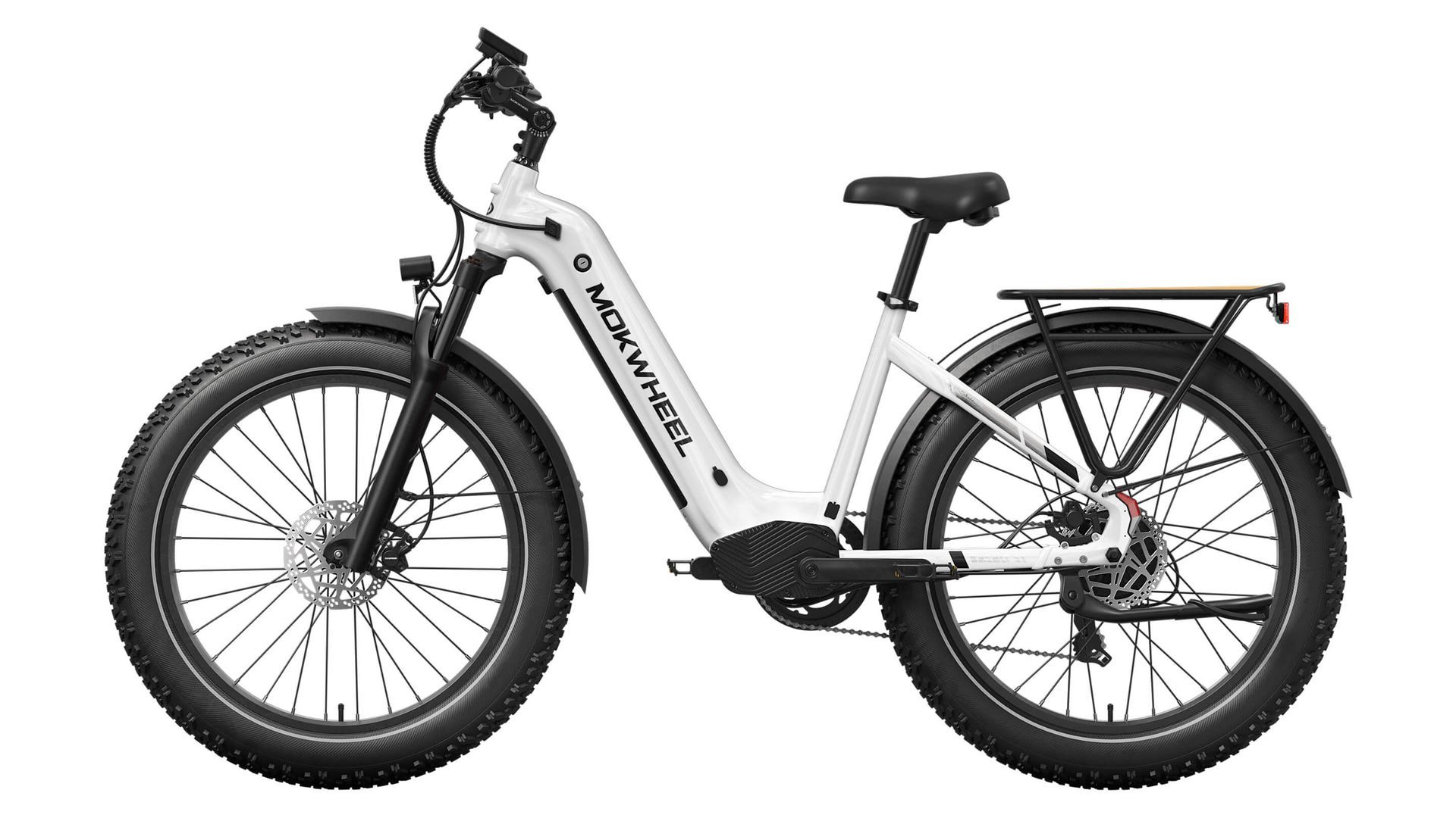 Mokwheel Basalt ST 2.0,all-terrain e-bike, anti-theft function, turn signals, solar charging, hydraulic brakes, torque sensors.