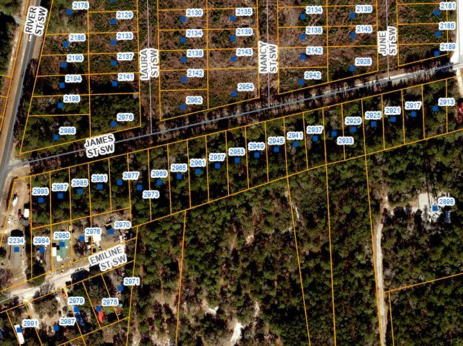 Parcel Map Fishermans Village Supply NC