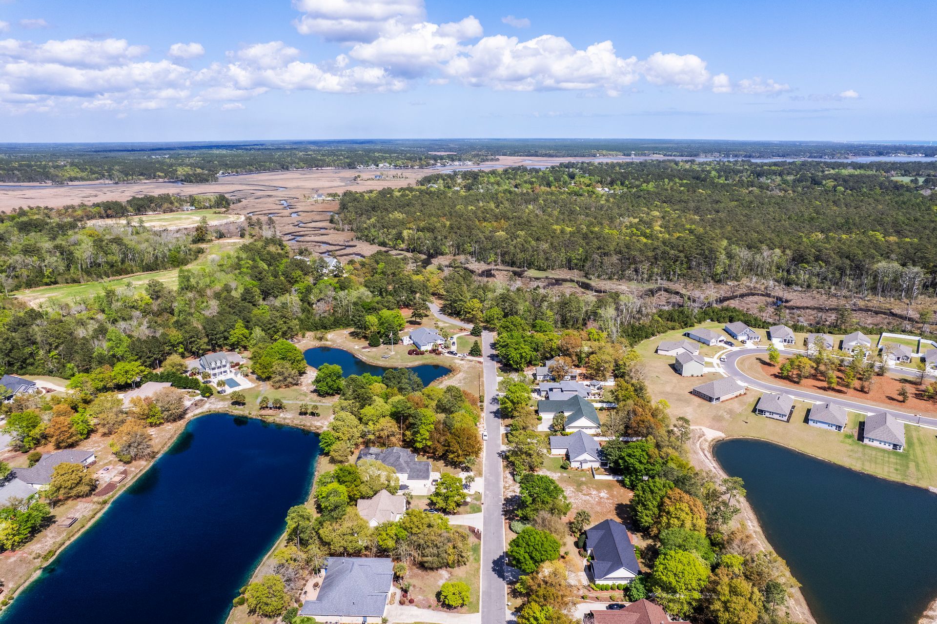 aerial view 471 Kristen Lane SW Supply NC 28462