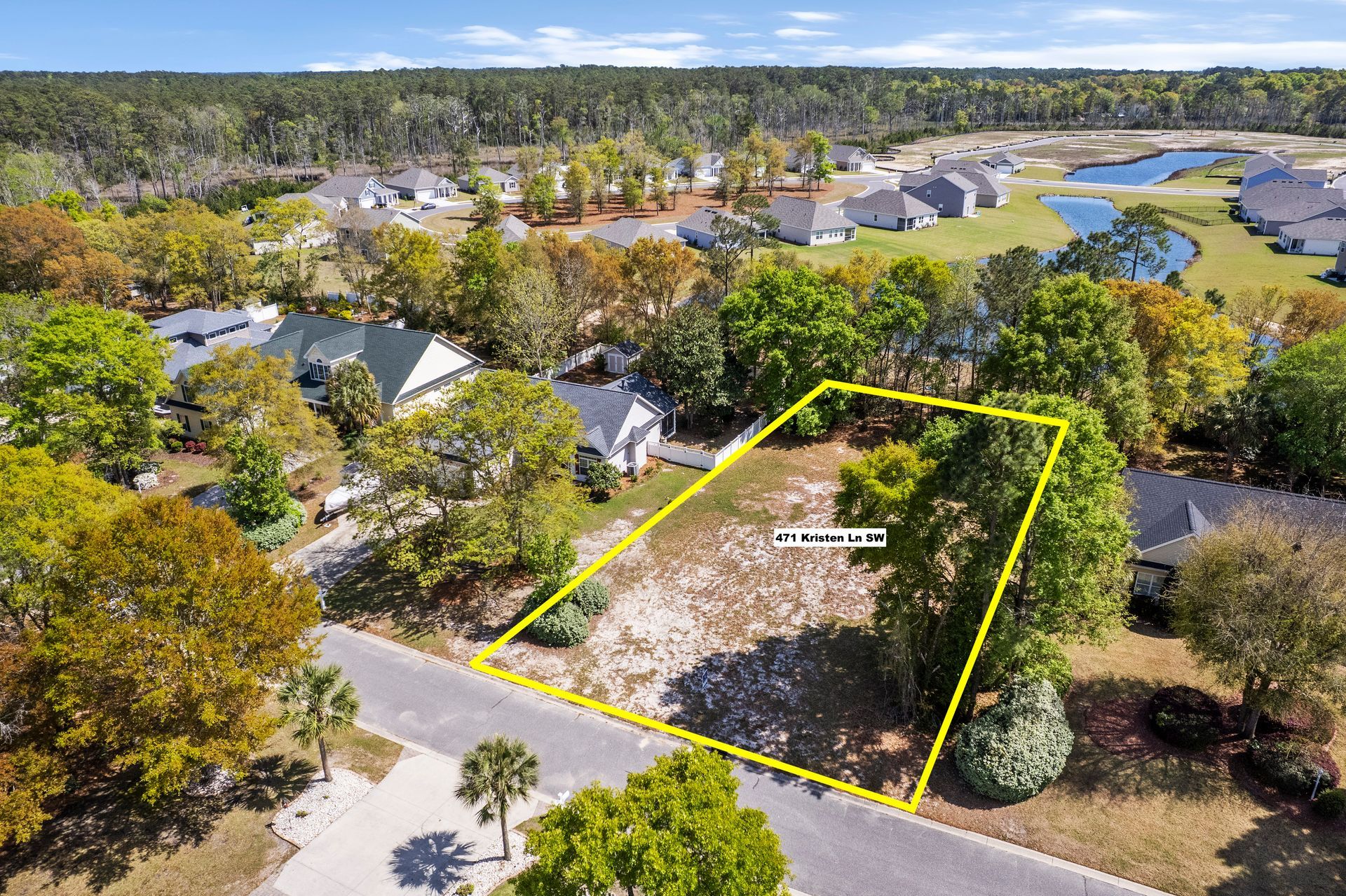 aerial 471 Kristen Lane Supply NC 28462