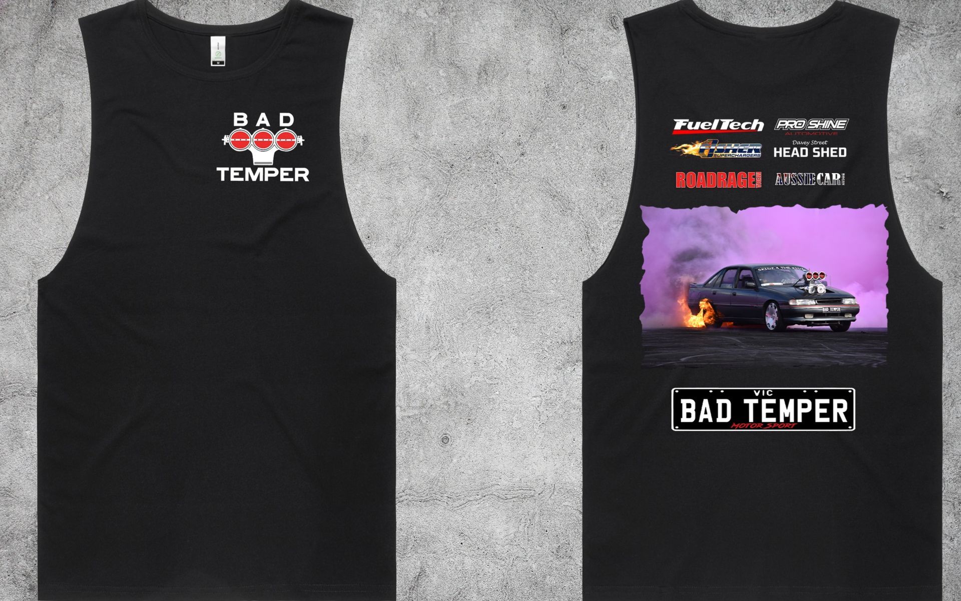 Bad Temper Adult Singlets