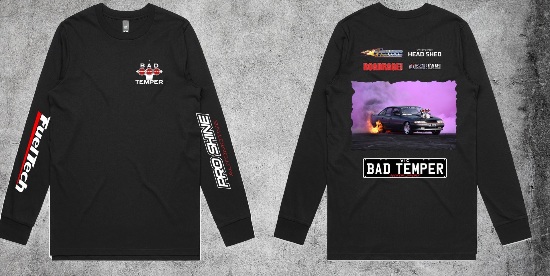 Bad Temper Adult Long Sleeve T-Shirts