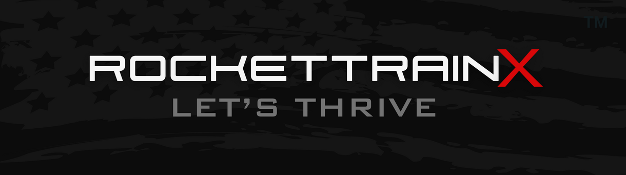RocketTrainX logo with 