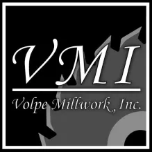 Volpe Millwork, Inc. logo with VMI initials in white on black and gray background