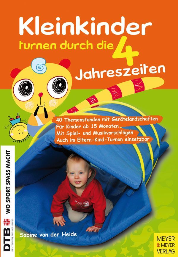 Kleinkinder turnen durch die Jahreszeiten