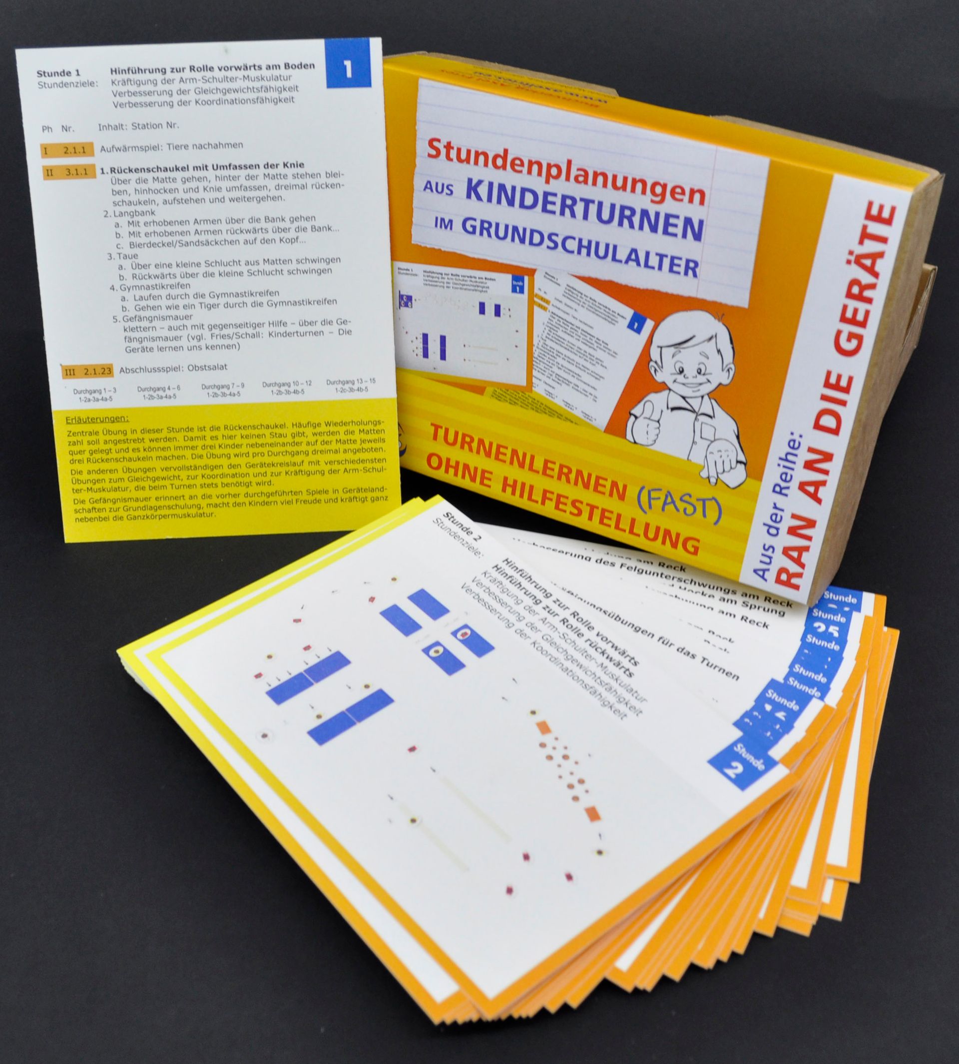 Stundenplanungen Turnen lernen im Grundschulalter Stundenplanungen zu Kinderturnen im Grundschulalter - Turnenlernen (fast) ohne Hilfestellung